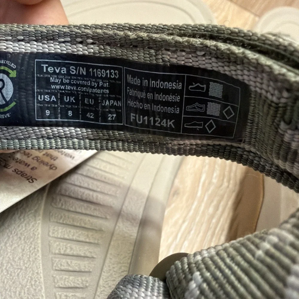 Teva M Hurricane XLT2 Green Brown Men Strap Water Sandal Size 9 1169133